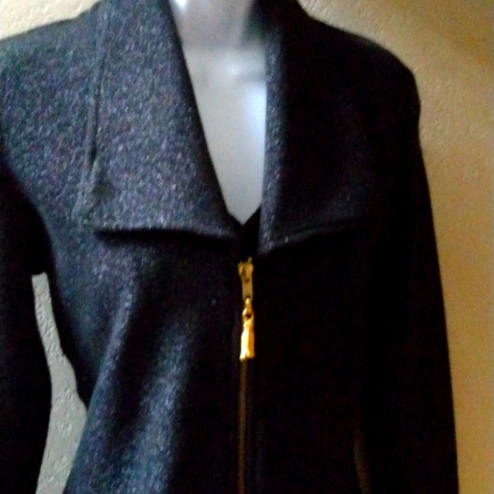 Vintage Betsy Johnson LUXE stretchy jacket. L